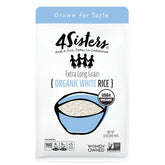 4Sisters - Organic Long Grain White Rice - Grown in USA - Sustainably Grown - Women Owned - Farm to Table (2 lb)