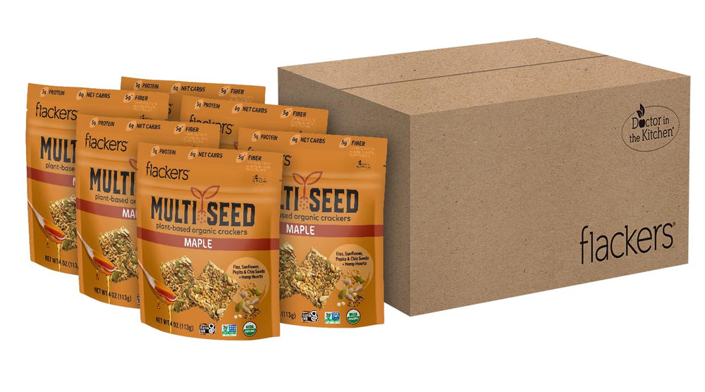 Flackers Organic Maple Multi-Seed Crackers