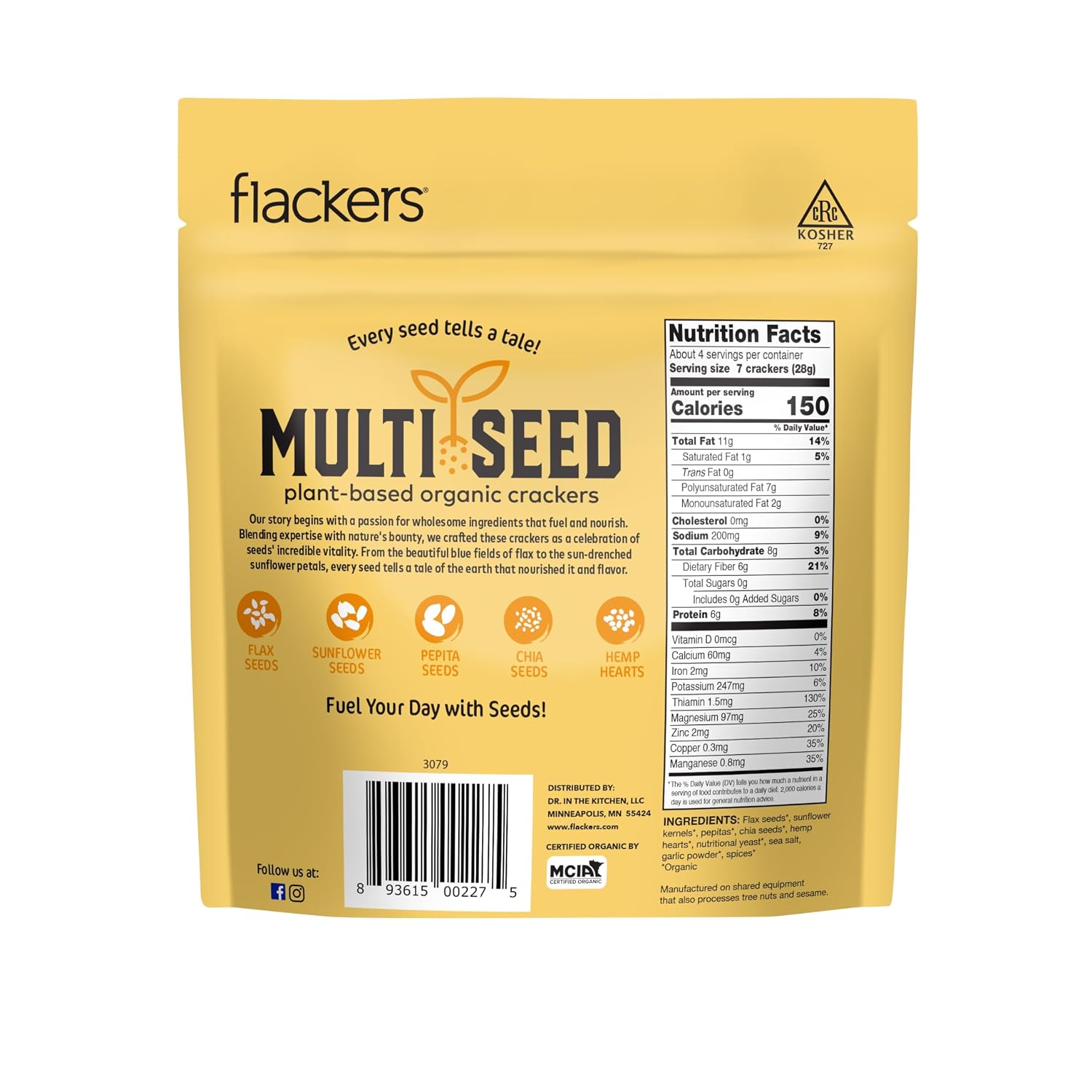 Flackers Organic Cheeze