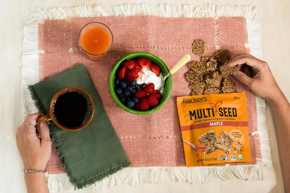 Flackers Organic Maple Multi-Seed Crackers