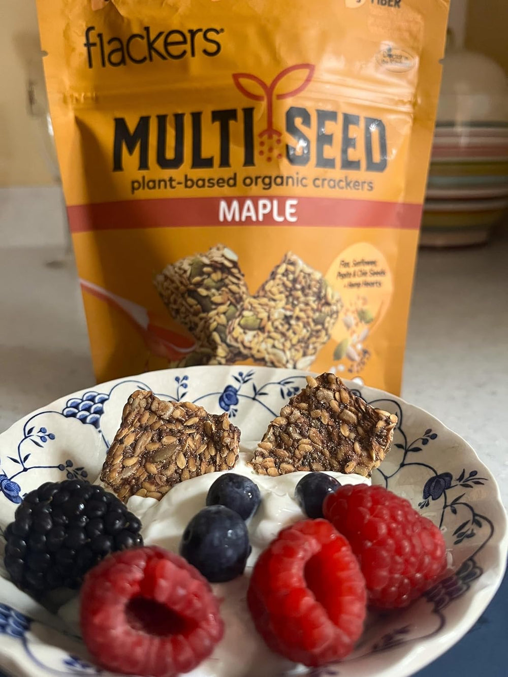 Flackers Organic Maple Multi-Seed Crackers